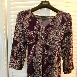 Super cute and flowy purple top